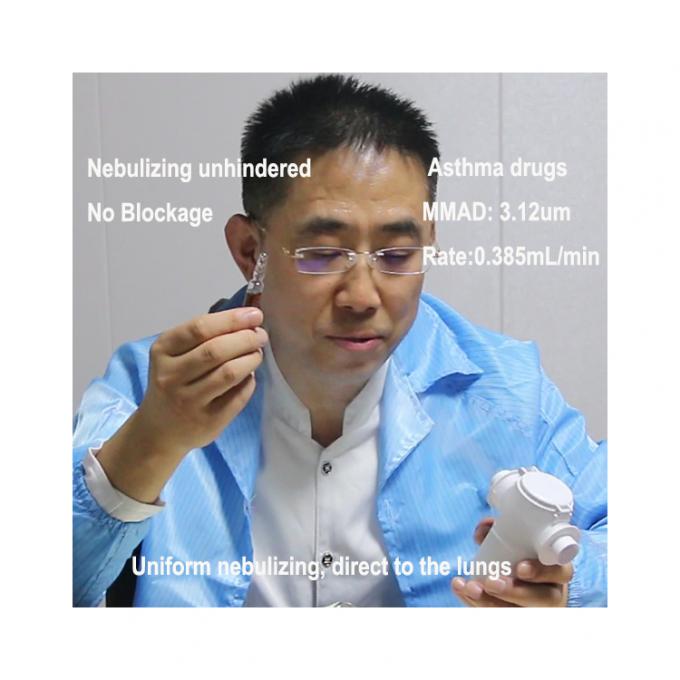Handheld Portable Mesh Nebulizer Inhaler Mute Cough Removable Battery 5