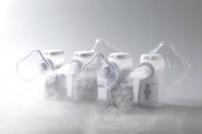 Handheld Portable Mesh Nebulizer Inhaler Mute Cough Removable Battery 2
