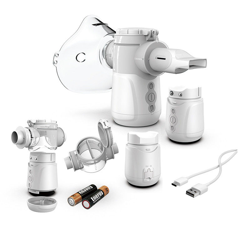 New Battery Medical Mute Mini Free Breath Mask Cough Copd Nebulizer Machine Adult Kids Healthcare Inhaler Mesh Nebulize