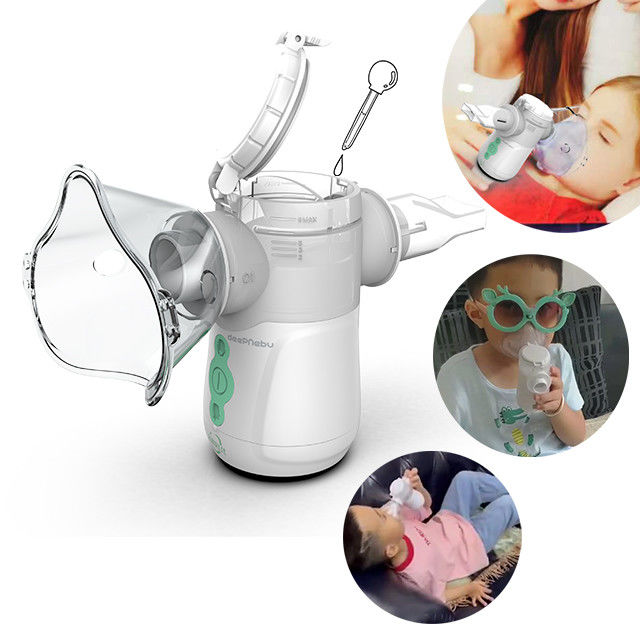 New Battery Medical Mute Mini Free Breath Mask Cough Copd Nebulizer Machine Adult Kids Healthcare Inhaler Mesh Nebulize