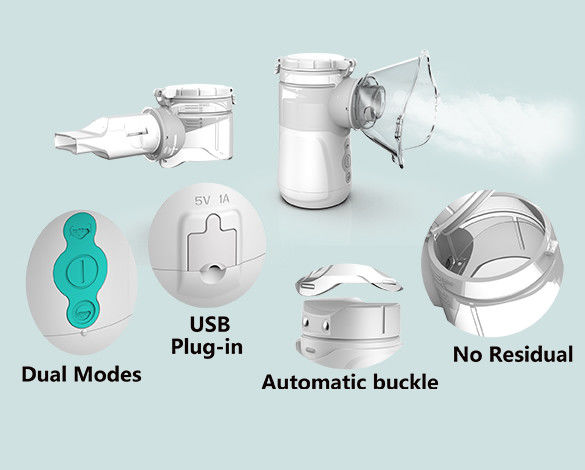 Mini Cough Drug Atomizer Cold Cough Nebulizer Machine Removable Battery Kids Adult Household Portable Mesh Nebulizer