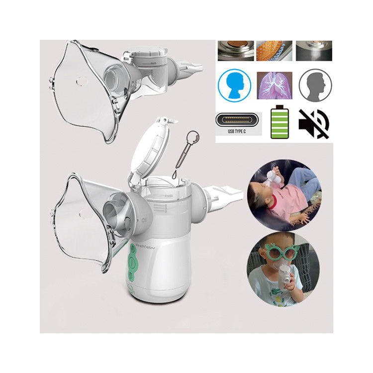 Home Hottest Mute Portable Mist Nebulizer Machine Battery Asthma Ihalator Mesh Nebulizer For Kids