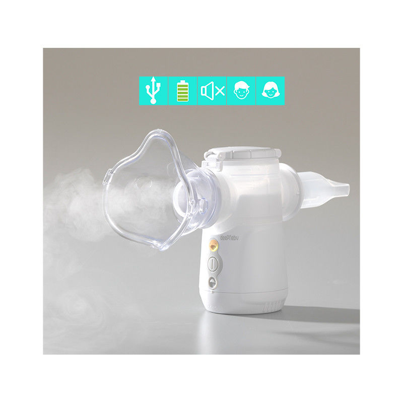 Portable Asthma Treatment Breathing Machine 3.14μm Nebulizer For Infants Cold