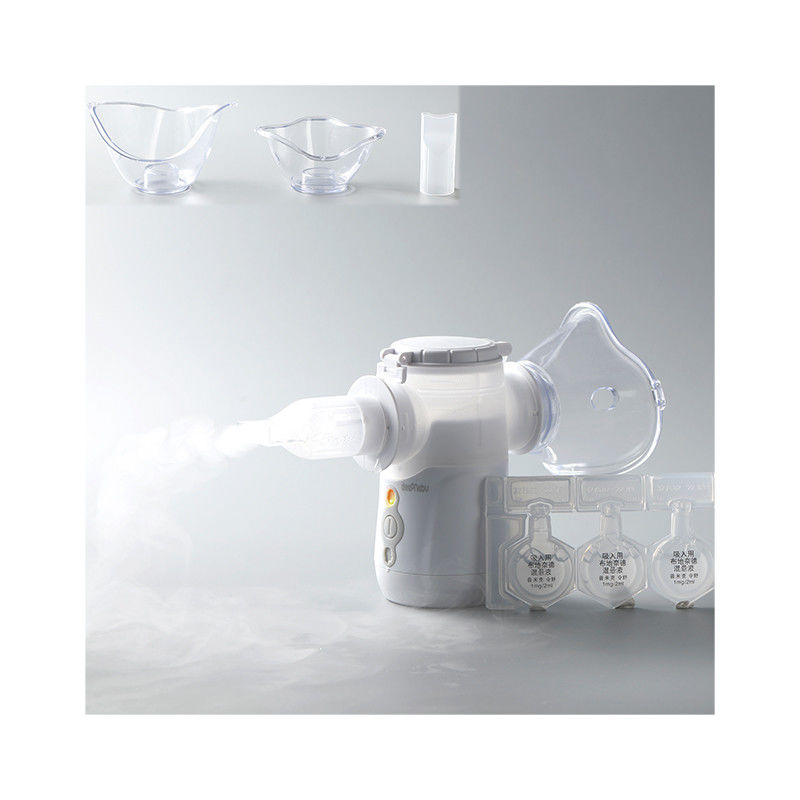 Home Ultrasonic Portable Mesh Nebulizer 3μM Inhaler No Blockage For Kids Adult