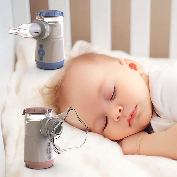 1.5W Portable Mesh Nebulizer With Medical ABS PC Plastic For 7 Days Battery Capacity