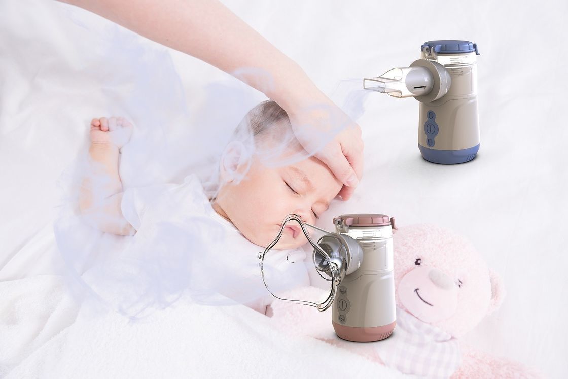 AA Battery Or DC USB Powered Kids Adult Mesh Nebulizer to Alveoli Bronchioles