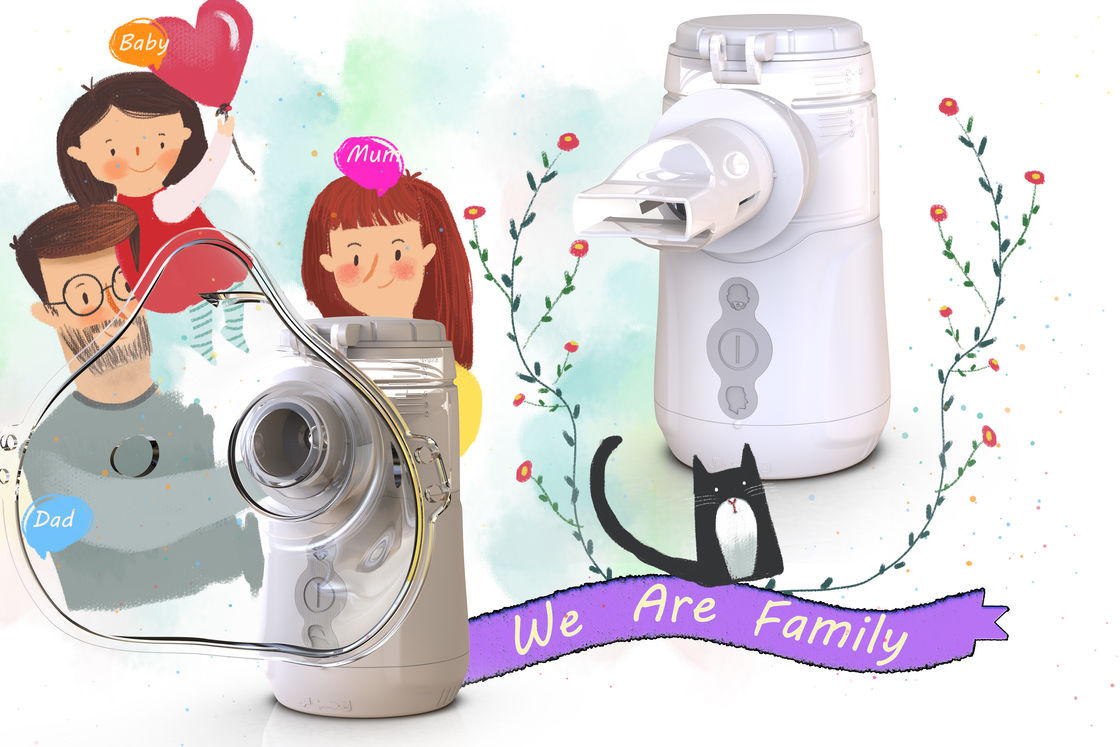 Portable 1-5μm Vibration Nebulizer with Auto Shut off and Dense Fog