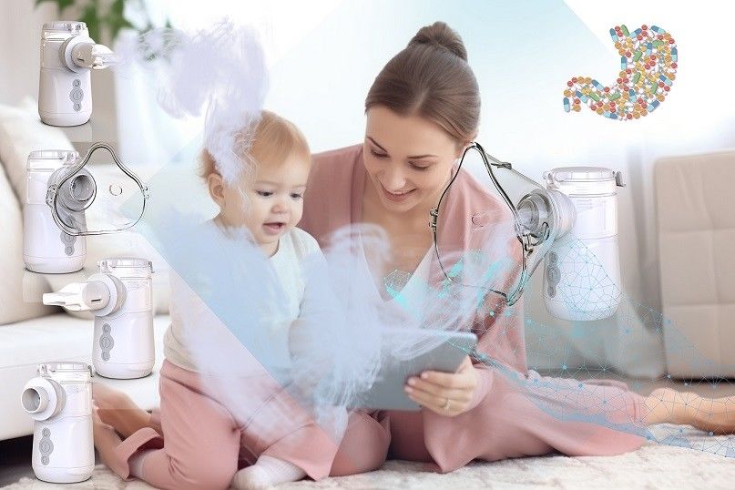 Quiet USB Or Battery Power Mesh Nebulizer Machine For Children Or Adults