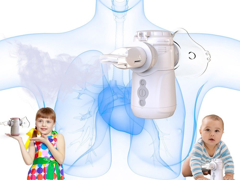1-4μm Mesh Vibrator Inhaler With Mesh Membrane Vibrator For Respiratory Diseases