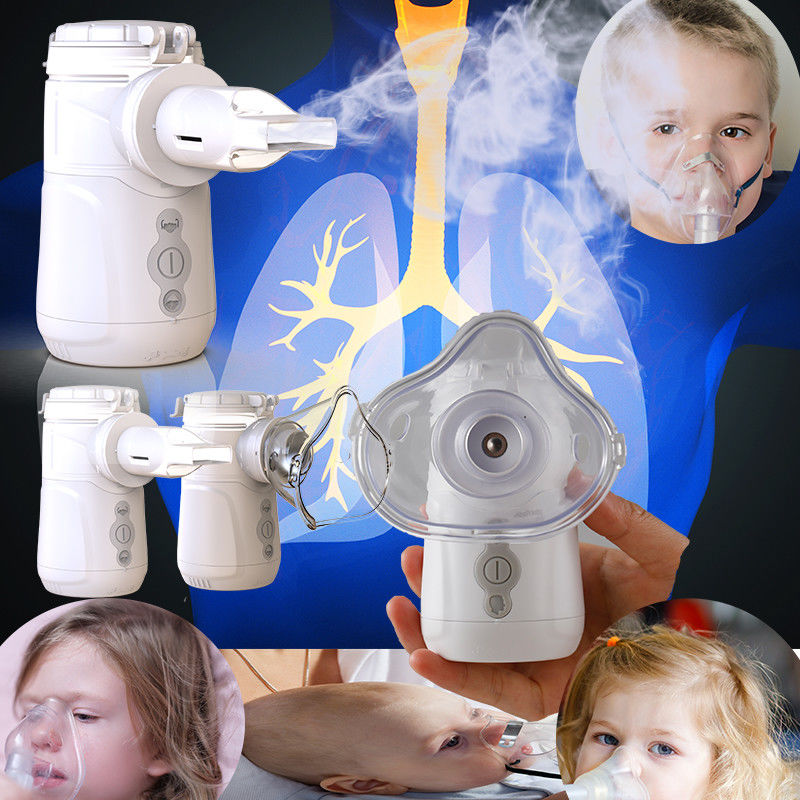 Compact Portable Mesh Nebulizer with DC 5V USB Power 9-18ml Capacity MMAD 2.5-3.5 μm Noise Level ≤40dB