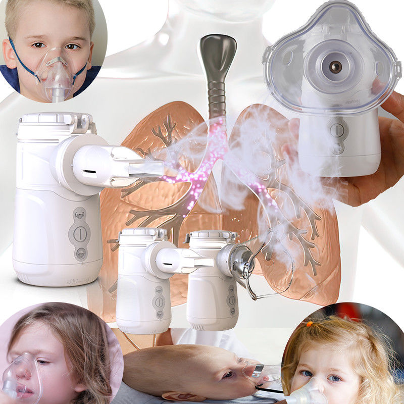 Portable Vibrating Nebulizer 2-3μm MMAD Particles Inhalation Machine with 9-18ml Capacity and 1.5W Power Consumption